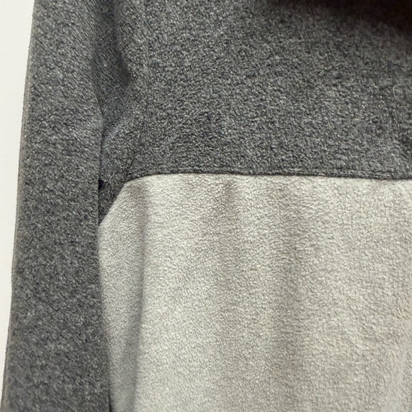 Columbia 1/4 Snap Fleece Pullover Jacket Womens Size M Gray Pink Trim Sweatshirt - Picture 10 of 12